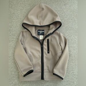 OshKosh B'gosh Beige Zip-Up Jacket